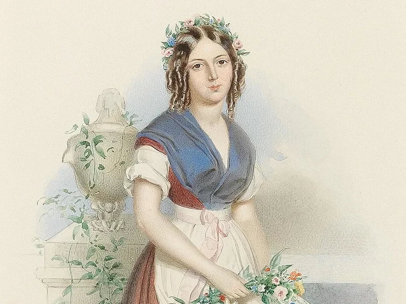 1821-Gabriel Decker - Ragazza
